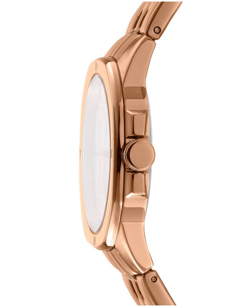 Womens Brooklyn Midi Rose Gold Dial Rose Gold-Tone Stainless Steel Bracelet Watch