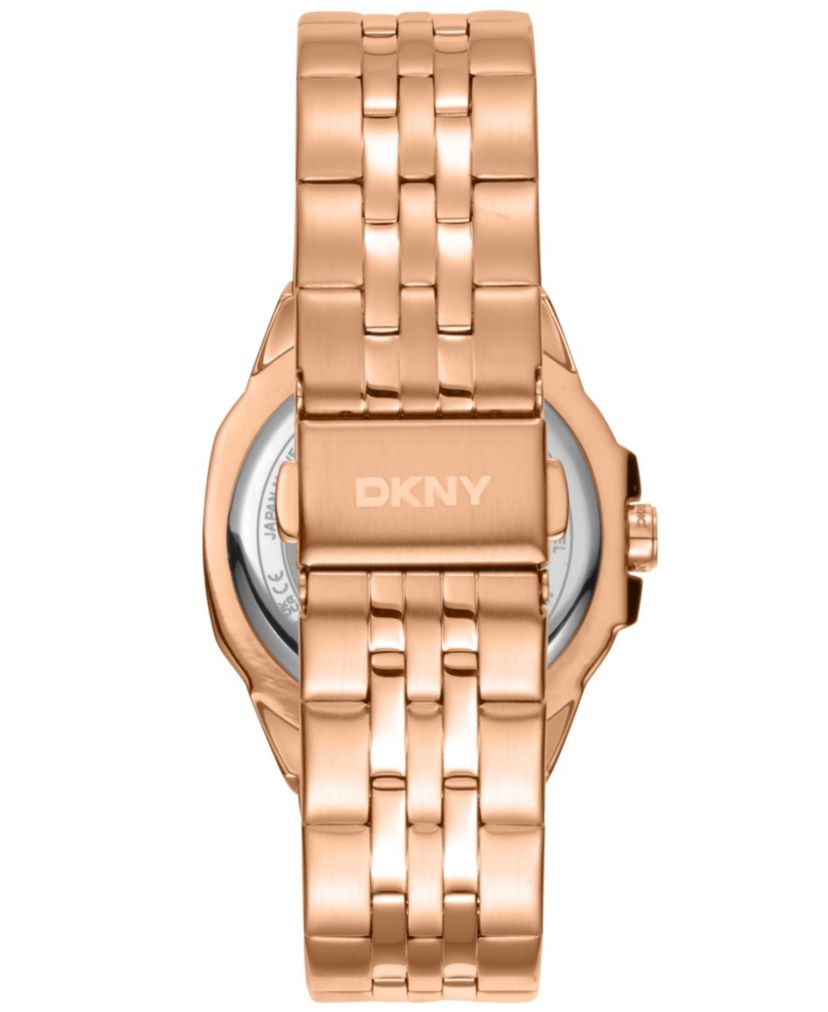 Womens Brooklyn Midi Rose Gold Dial Rose Gold-Tone Stainless Steel Bracelet Watch