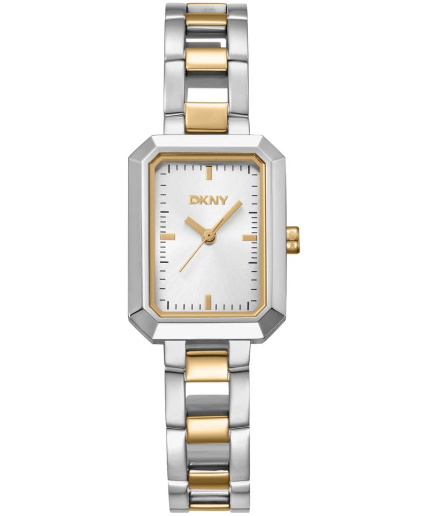 Womens Uptown Midi Silver Dial Gold-Tone Stainless Steel Bracelet Watch