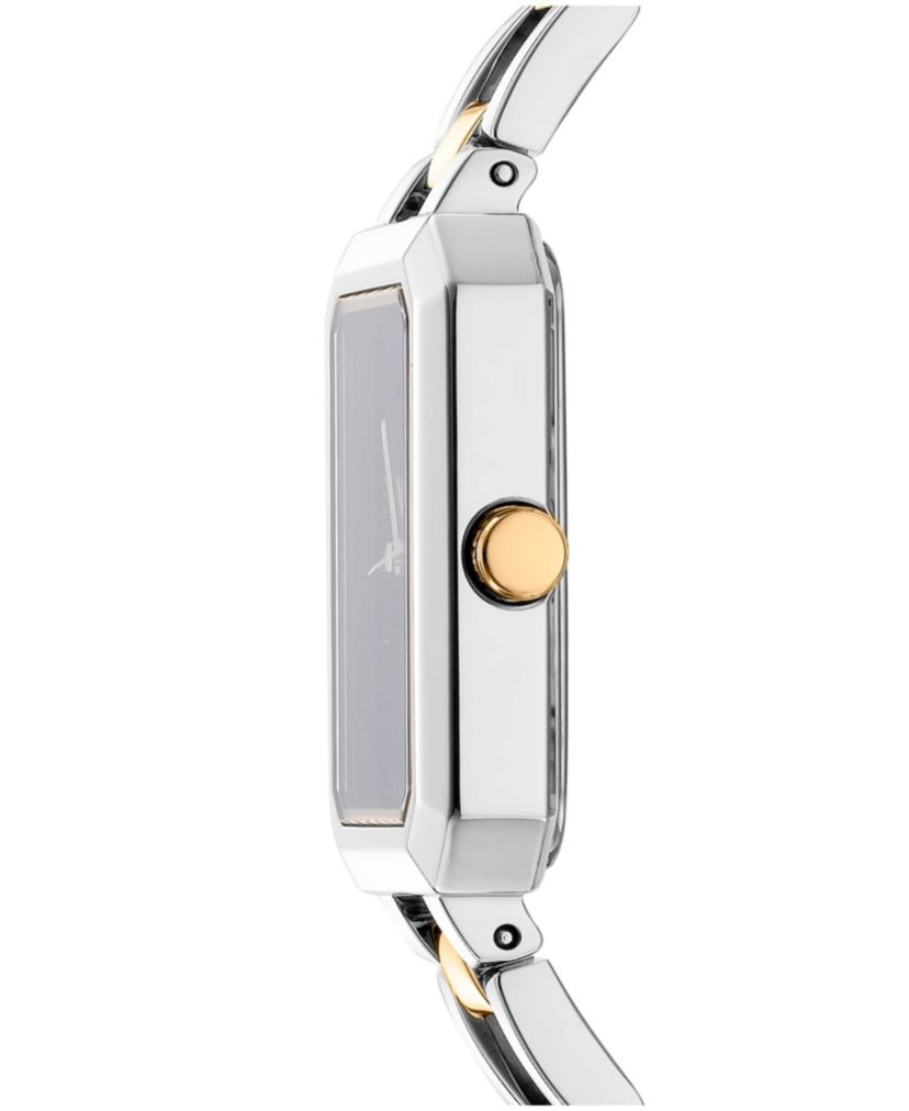 Womens Uptown Midi Silver Dial Gold-Tone Stainless Steel Bracelet Watch