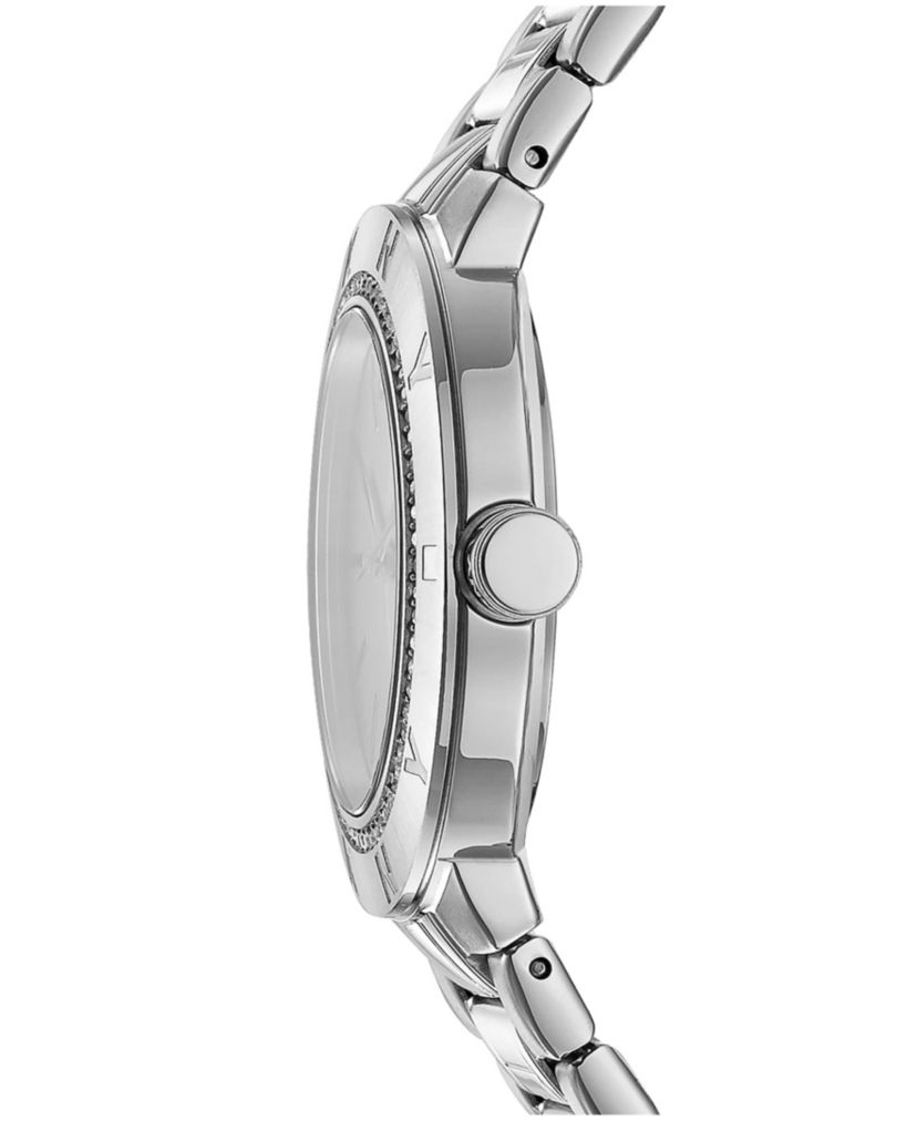 Womens Eastside Logo White Mop Dial Stainless Steel Bracelet Watch