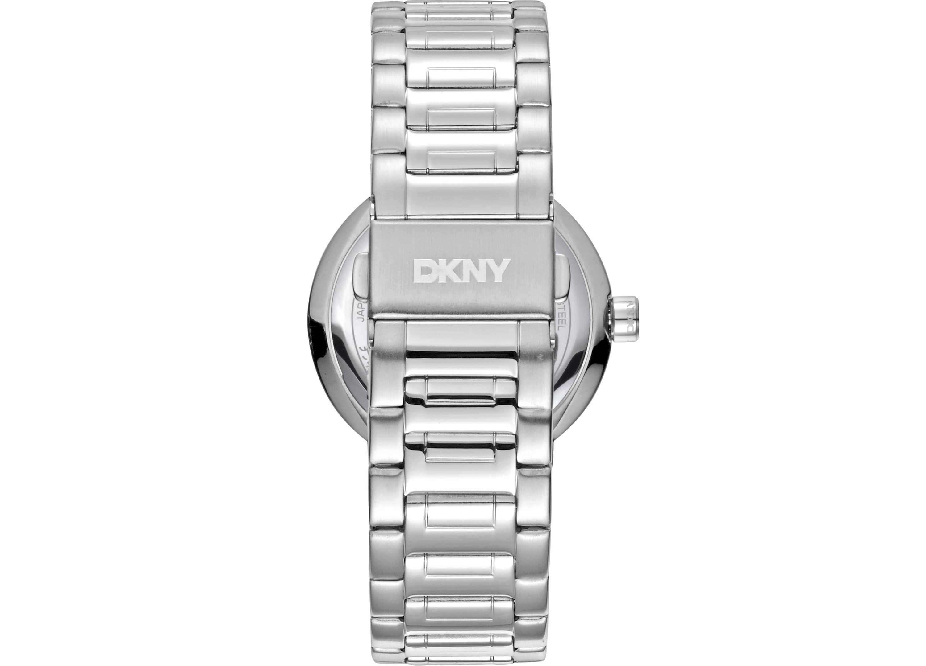 Womens Eastside Logo White Mop Dial Stainless Steel Bracelet Watch