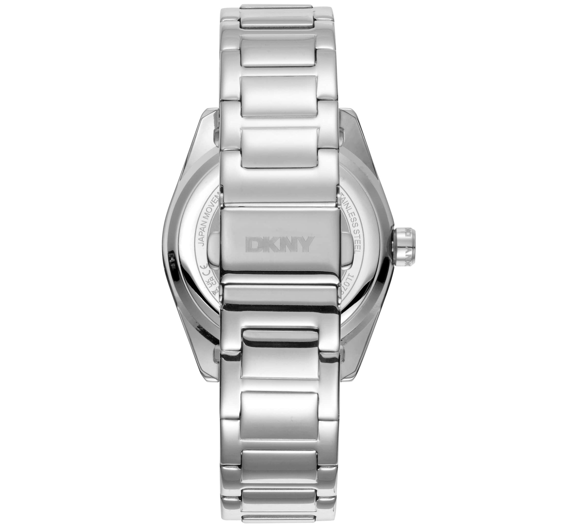 Womens Chambers Multi Function Chronograph Silver Powder Dial Stainless Steel Bracelet Watch