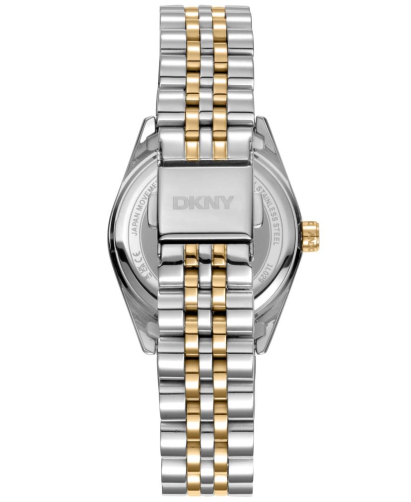 Womens Nolita Midi White MOP Dial Gold-Two-Tone Stainless Steel Bracelet Watch