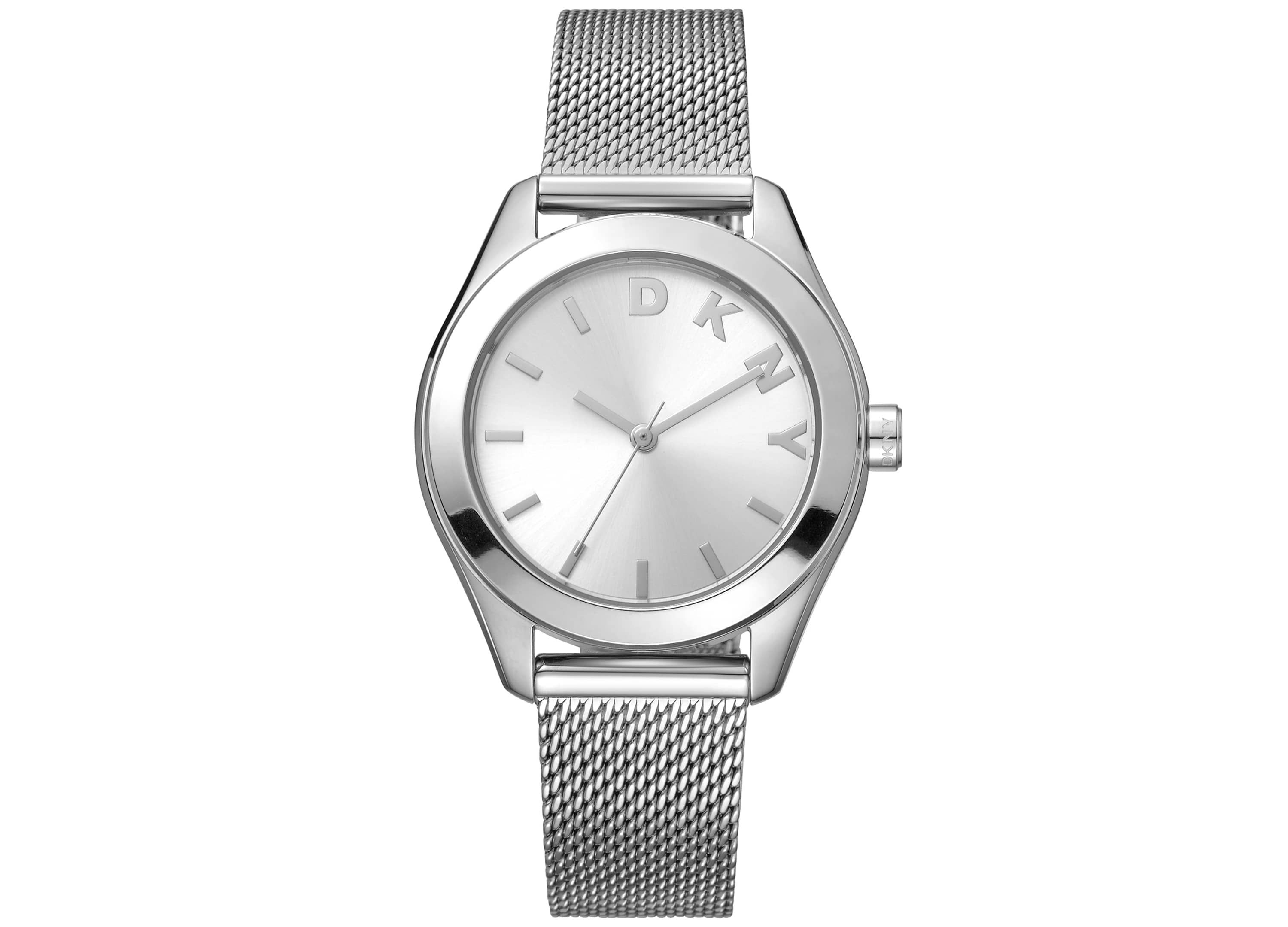 Womens Astoria Logo Silver Dial Stainless Steel Bracelet Watch