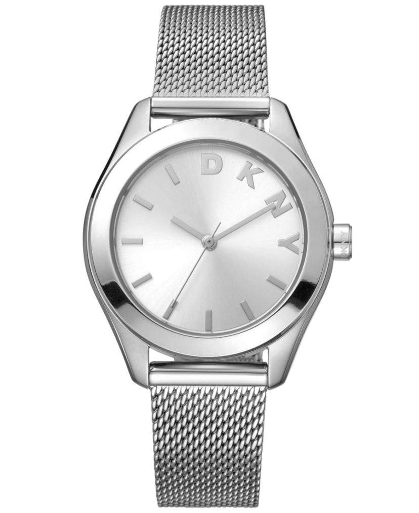 Womens Astoria Logo Silver Dial Stainless Steel Bracelet Watch