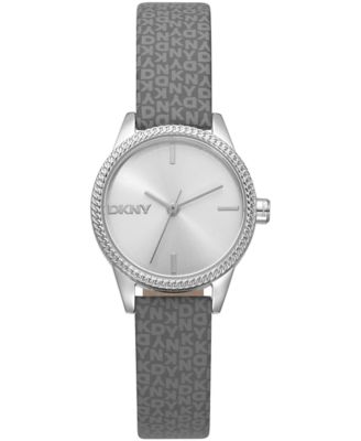 DKNY Womens Milanese Silver Dial Grey Strap Stainless Steel 26mm