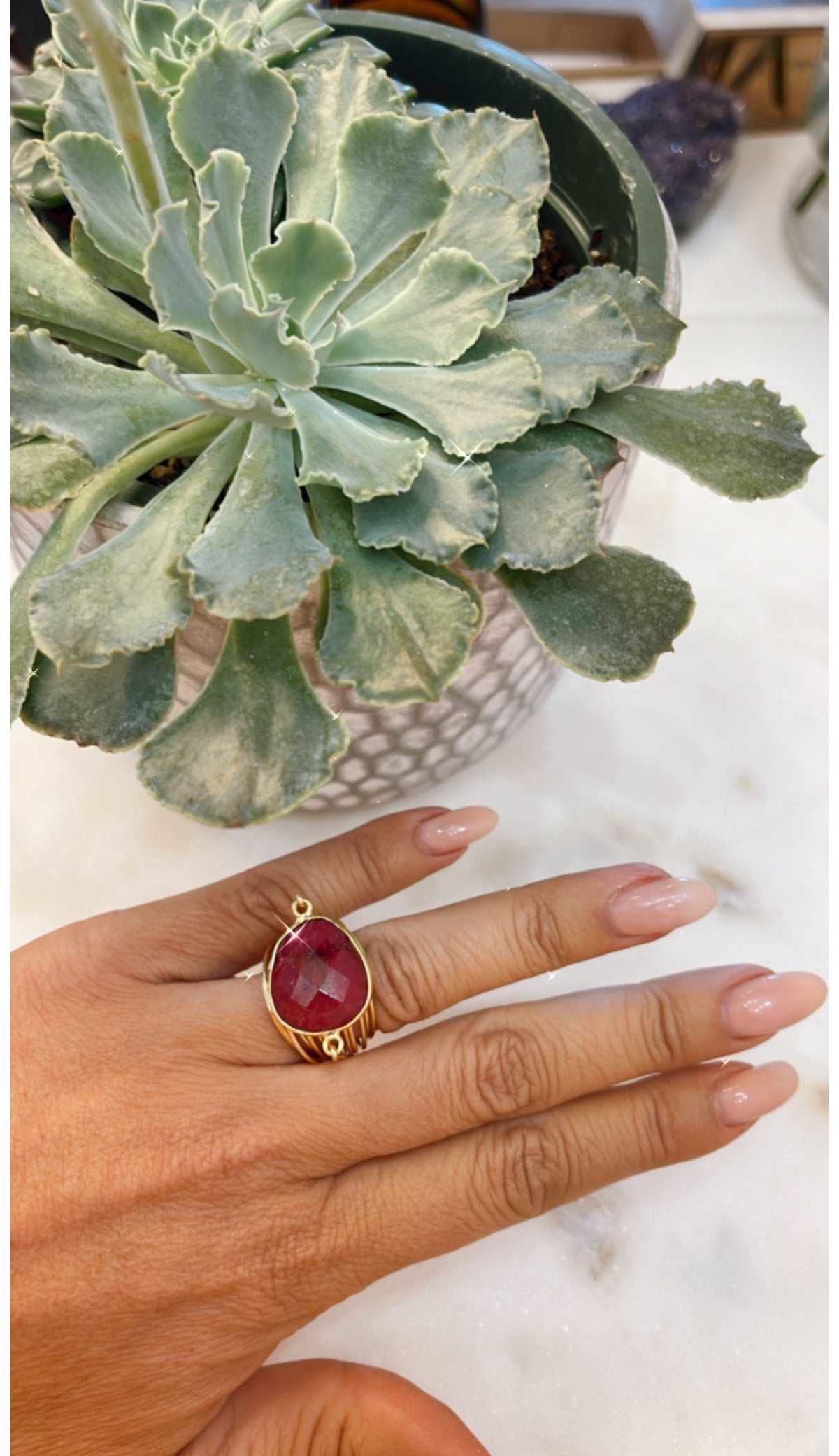 Torrey Ring In Ruby