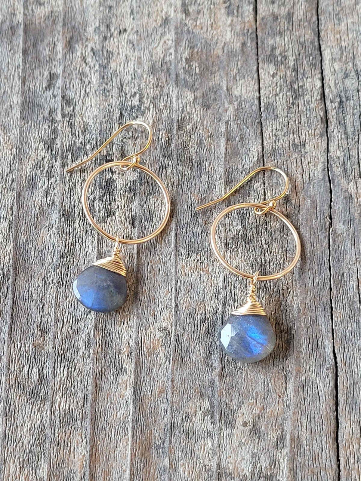 Yuliya Earring In Labradorite