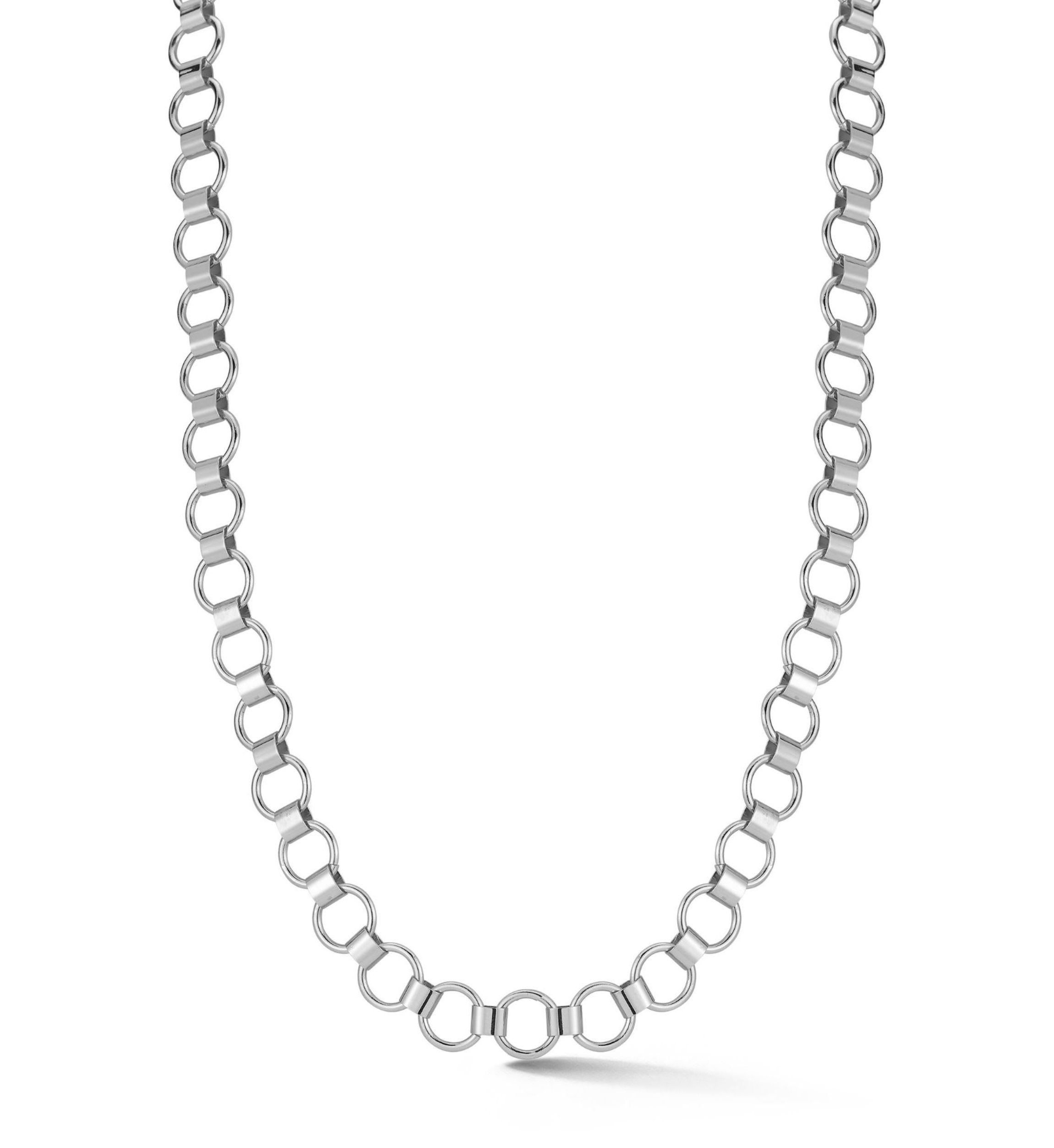 Circular Link Chain Necklace