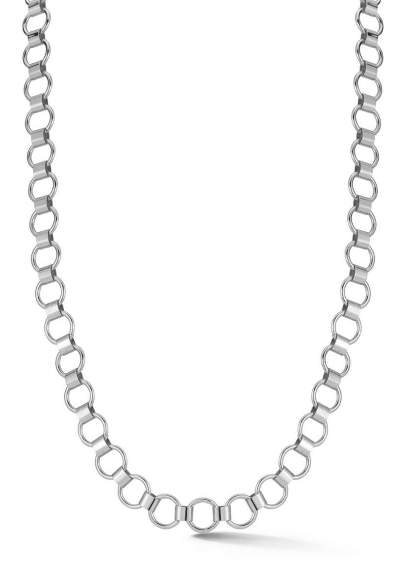 Circular Link Chain Necklace