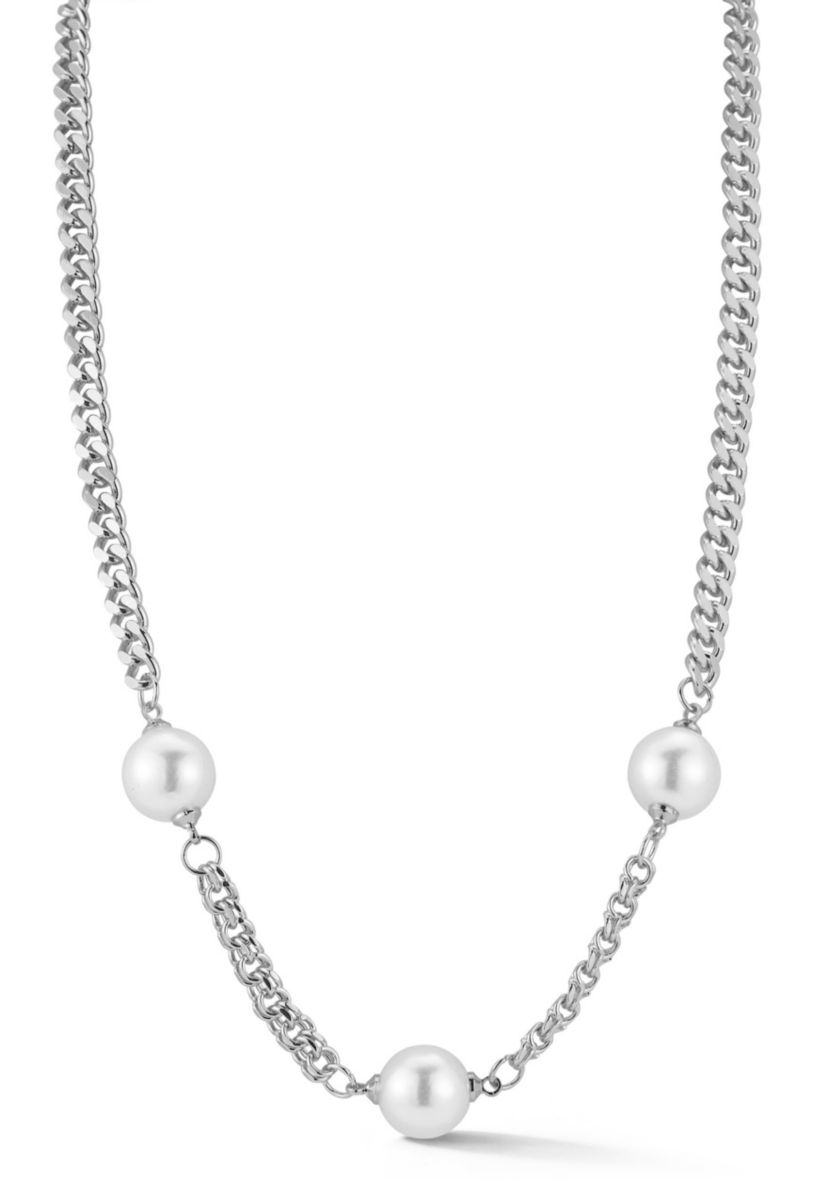Pearl Station Necklace