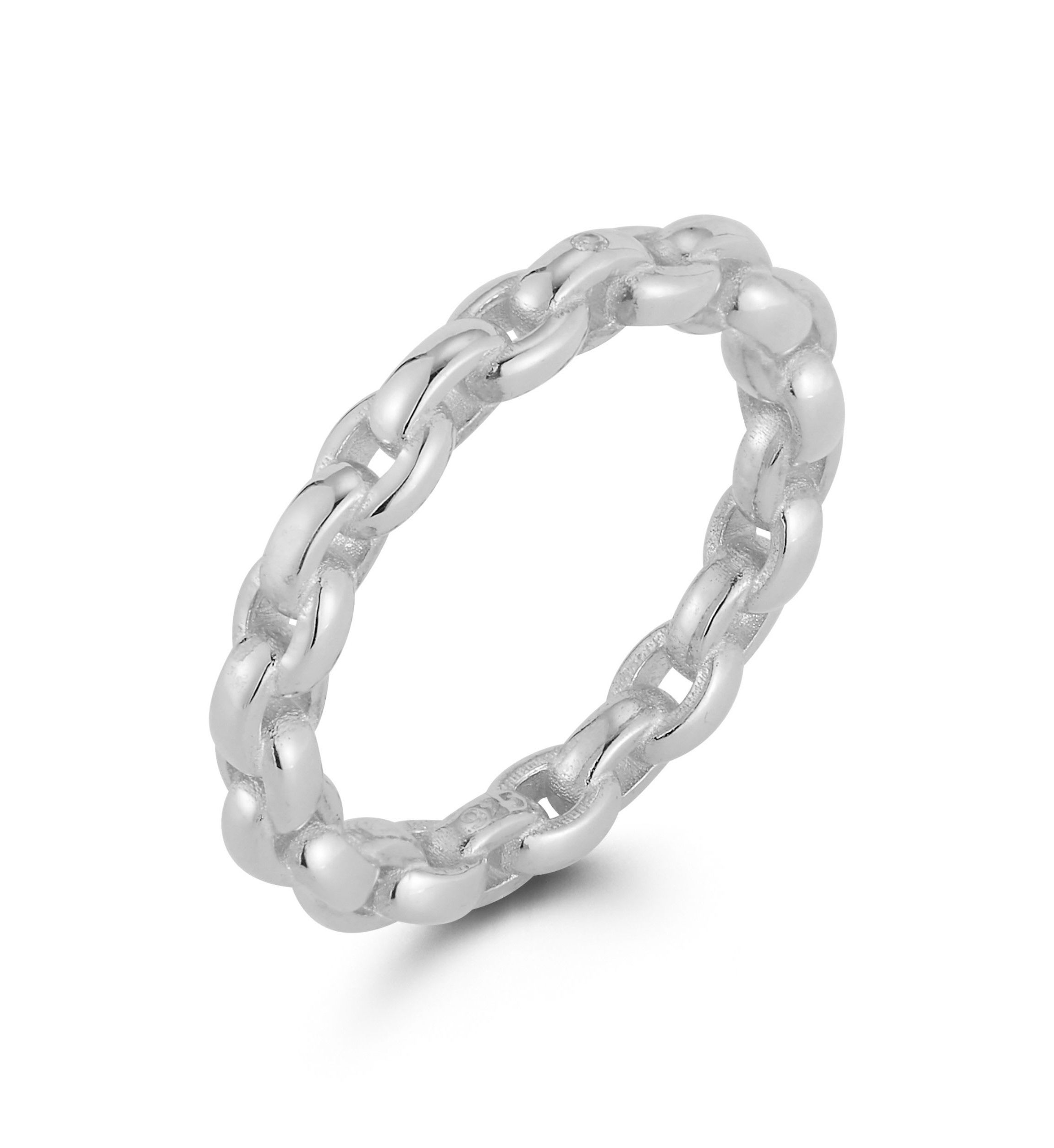 Sterling Silver Chain Link Ring