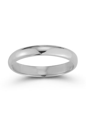 Sphera Milano Sterling Silver Polished Band Ring, 5