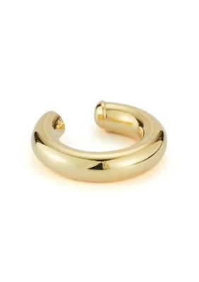 Sphera Milano Sterling Silver Polished Earcuff, Gold