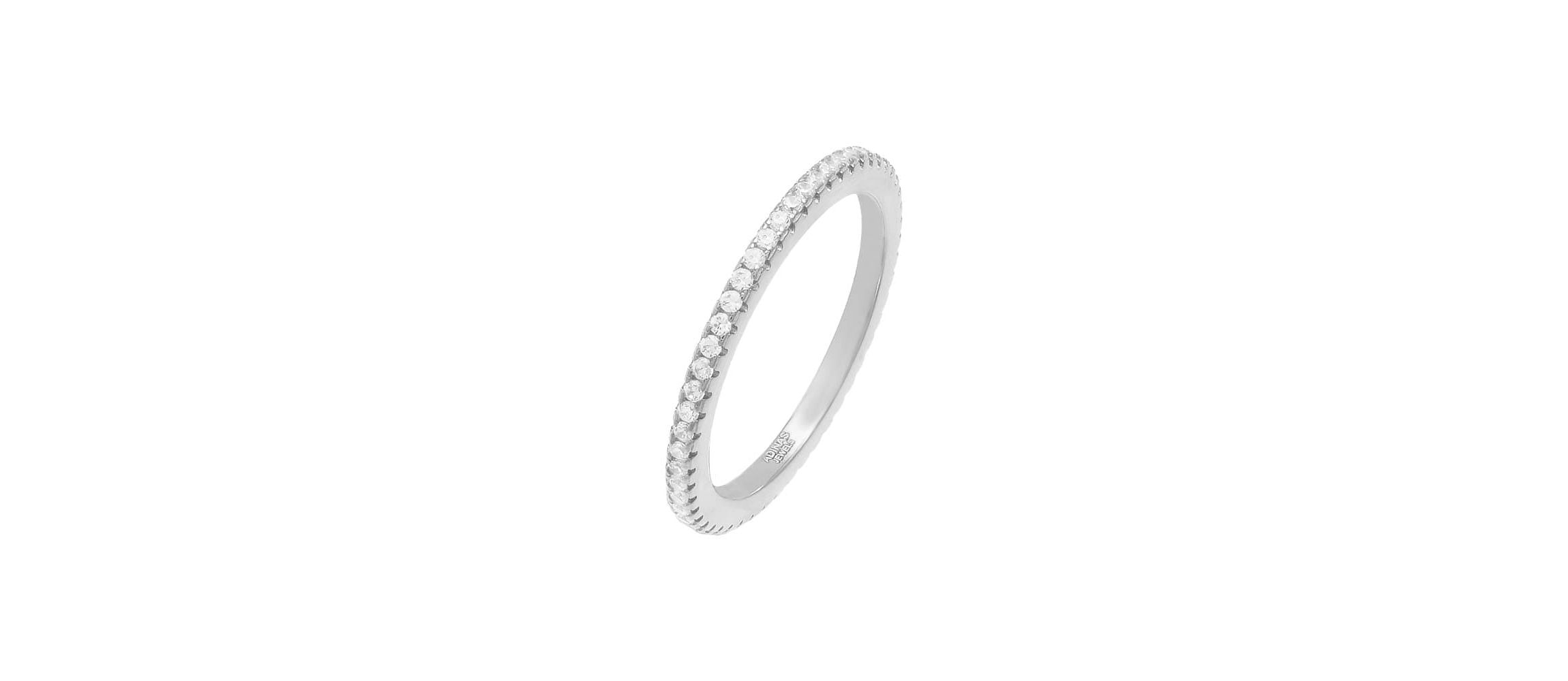 Micro Pavé Eternity Band