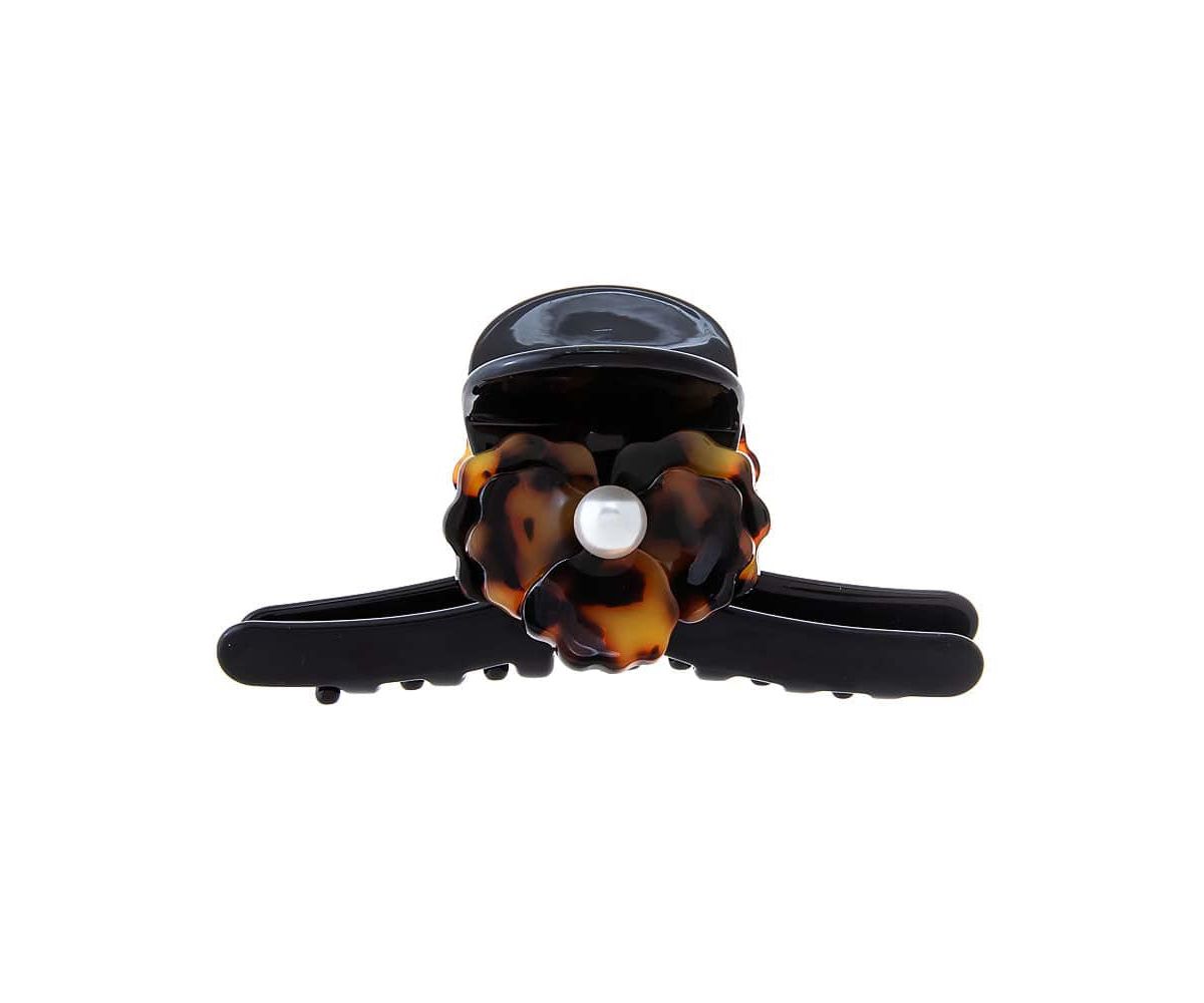 Pearl Flower Loop Large Claw Clip