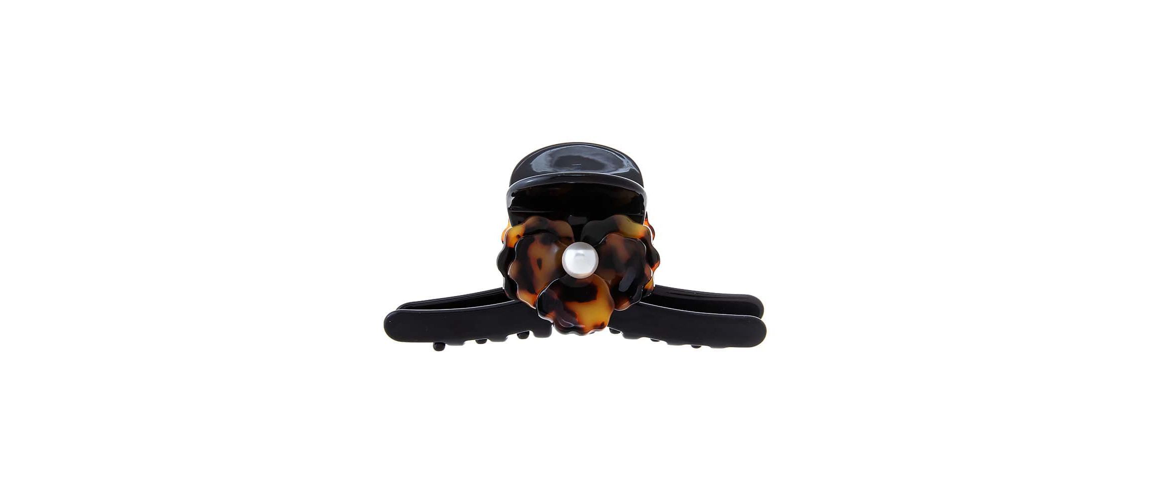 Pearl Flower Loop Large Claw Clip