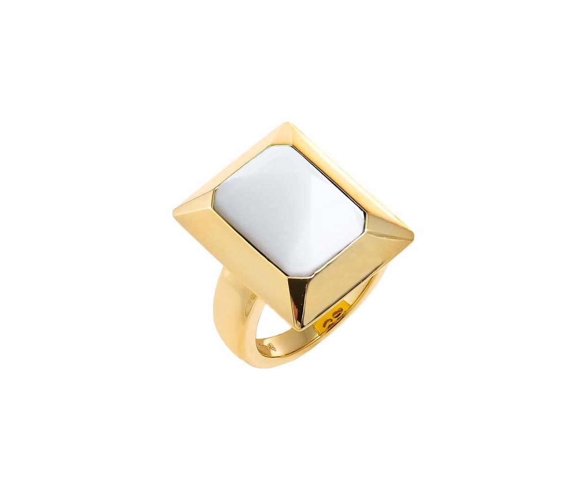 Colored Baguette Stone Rectangle Ring