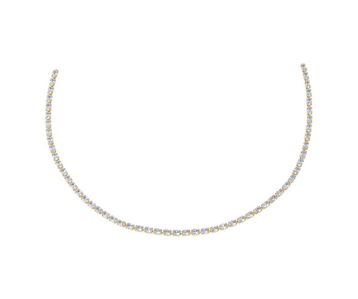 Colored Four Prong Tennis Choker
