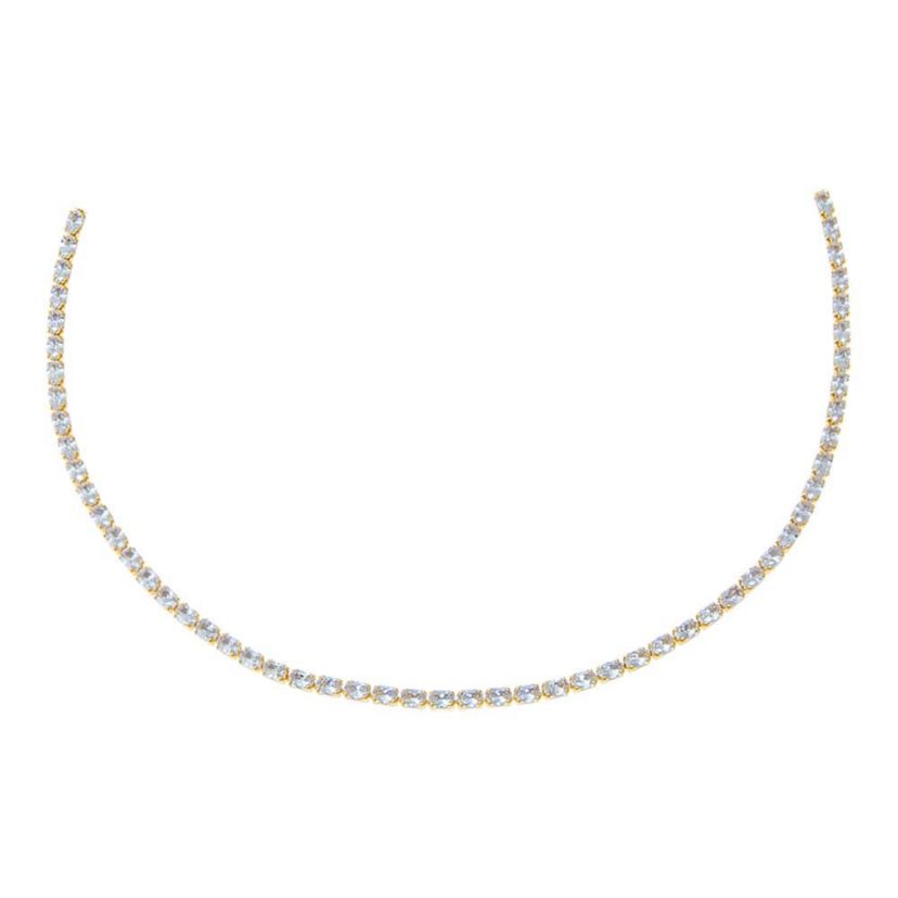 Colored Four Prong Tennis Choker