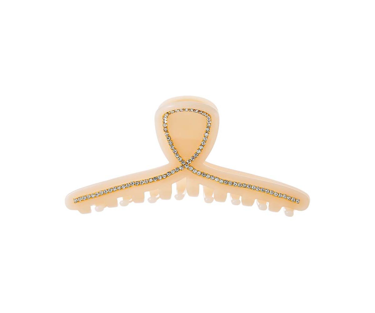 Rhinestone Loop Large Claw Clip