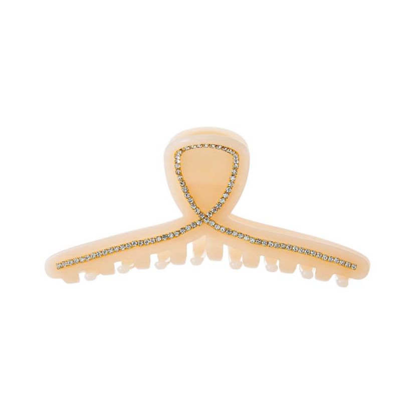Rhinestone Loop Large Claw Clip