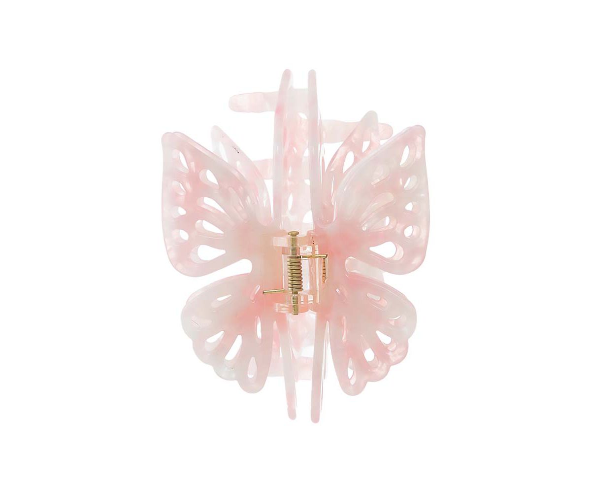 Pretty In Pink Butterfly Claw Clip