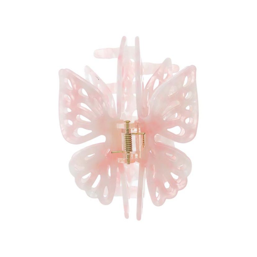 Pretty In Pink Butterfly Claw Clip