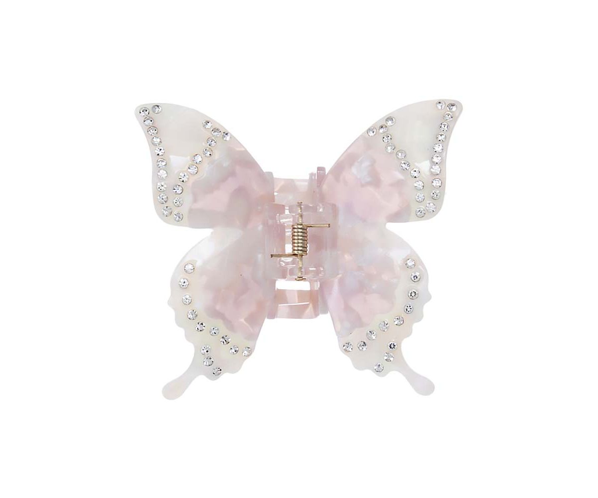 Rhinestone Butterfly Hair Claw Clip