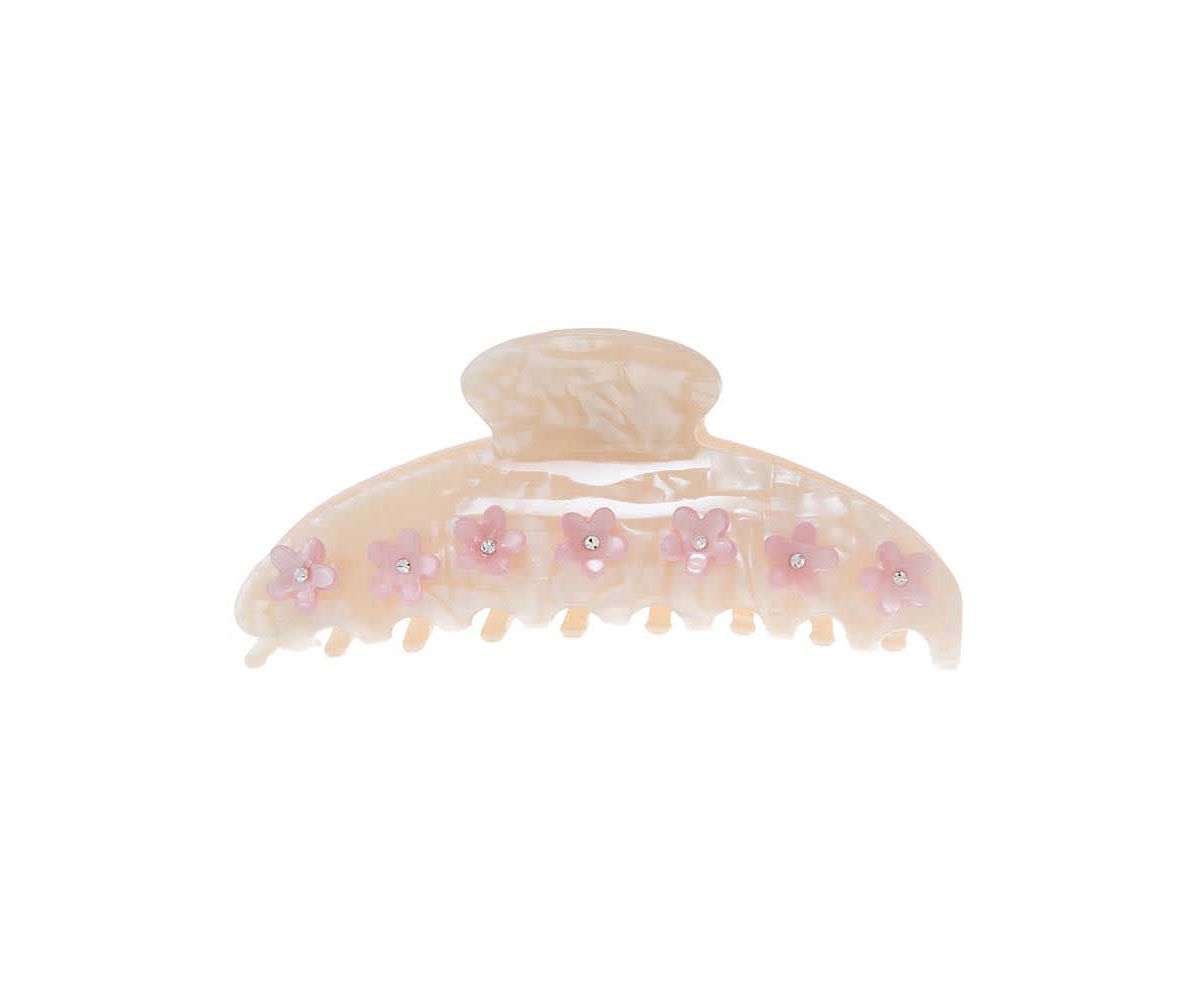 Multi Scattered Flowers Claw Clip