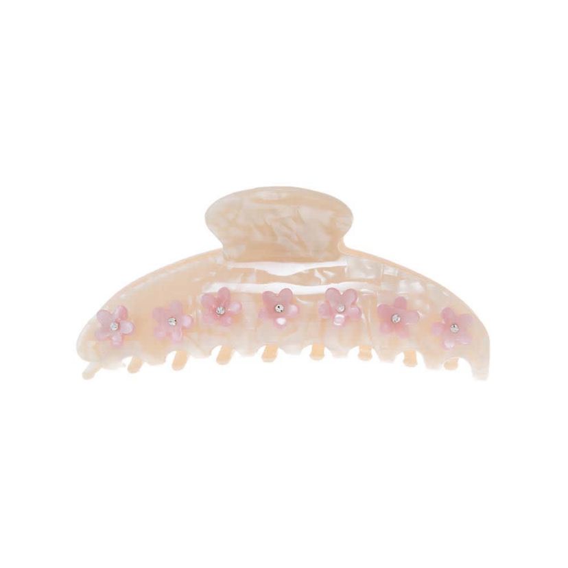 Multi Scattered Flowers Claw Clip