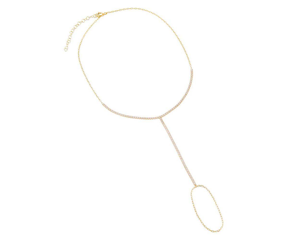 Tennis Hand Chain Bracelet