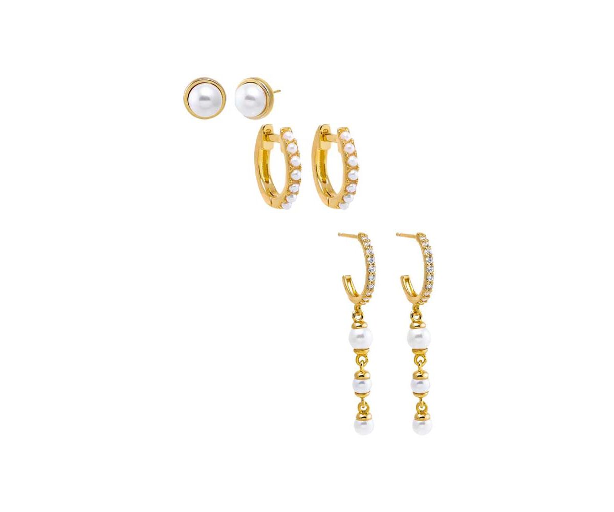 Pearls & More Earring Combo Set