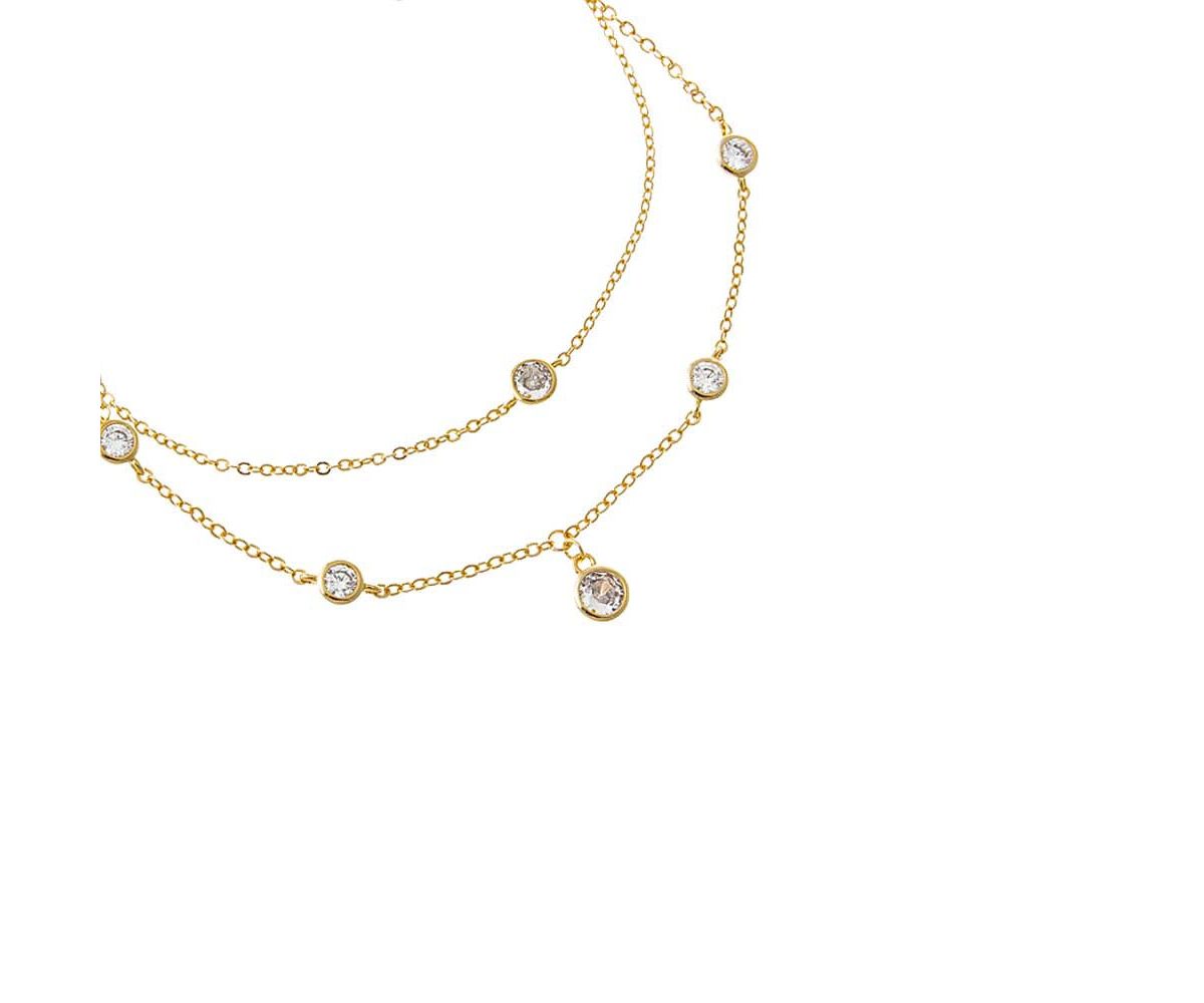 CZ Bezels Bracelet Combo Set