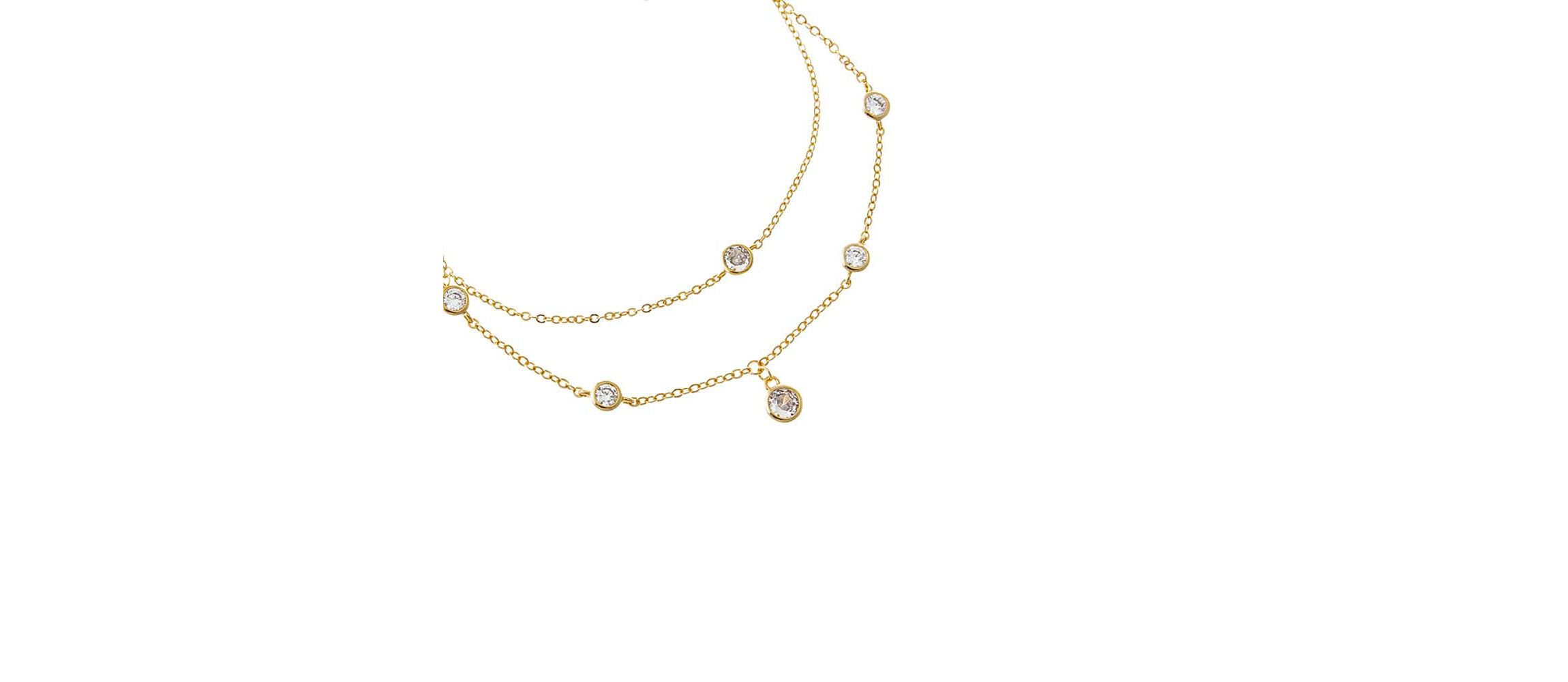CZ Bezels Bracelet Combo Set