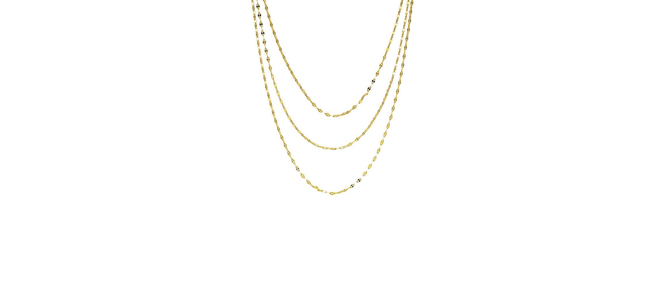 Shiny Baby Mariner Chain Necklace Combo Set