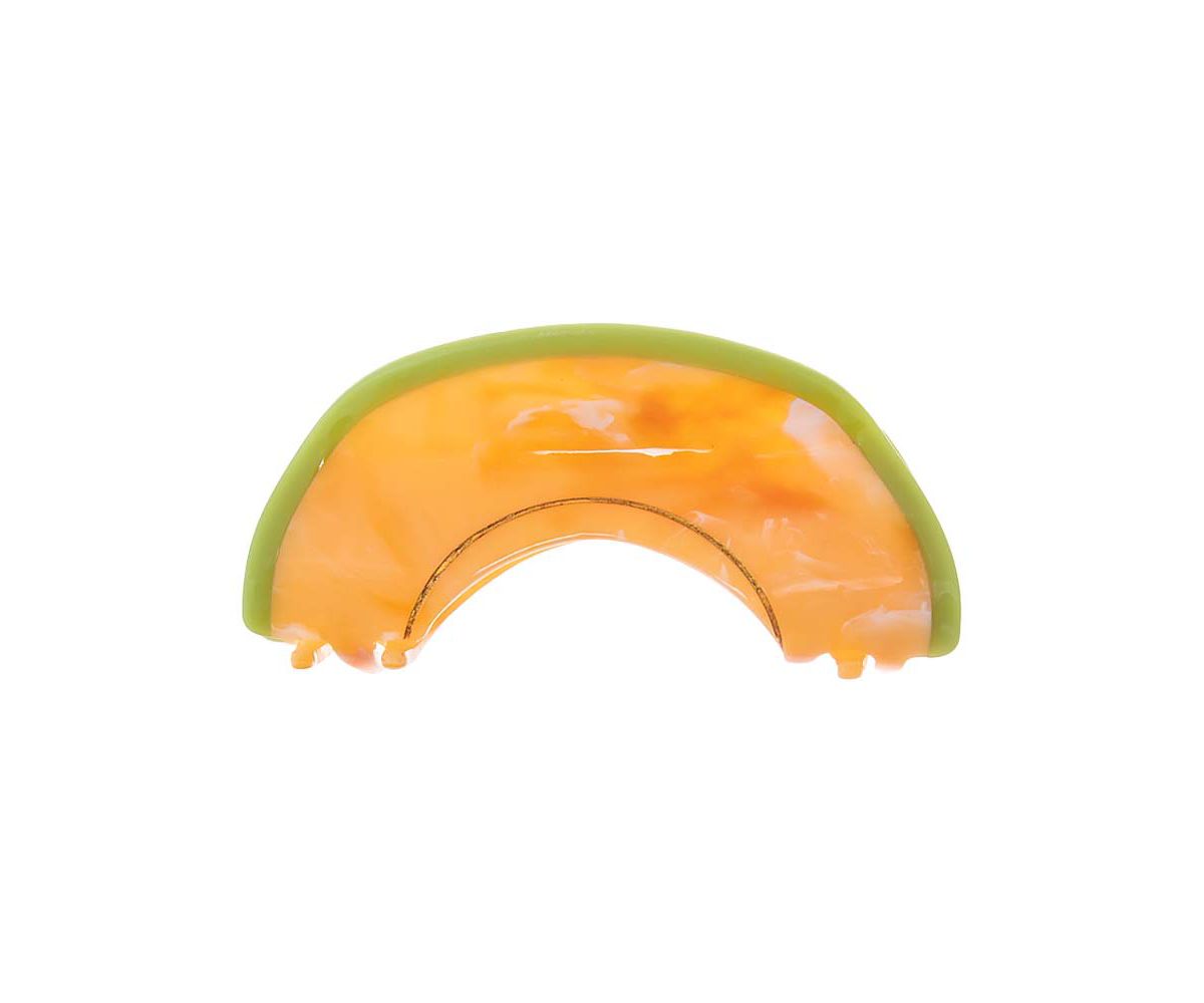 Cantaloupe Slice Hair Claw Clip