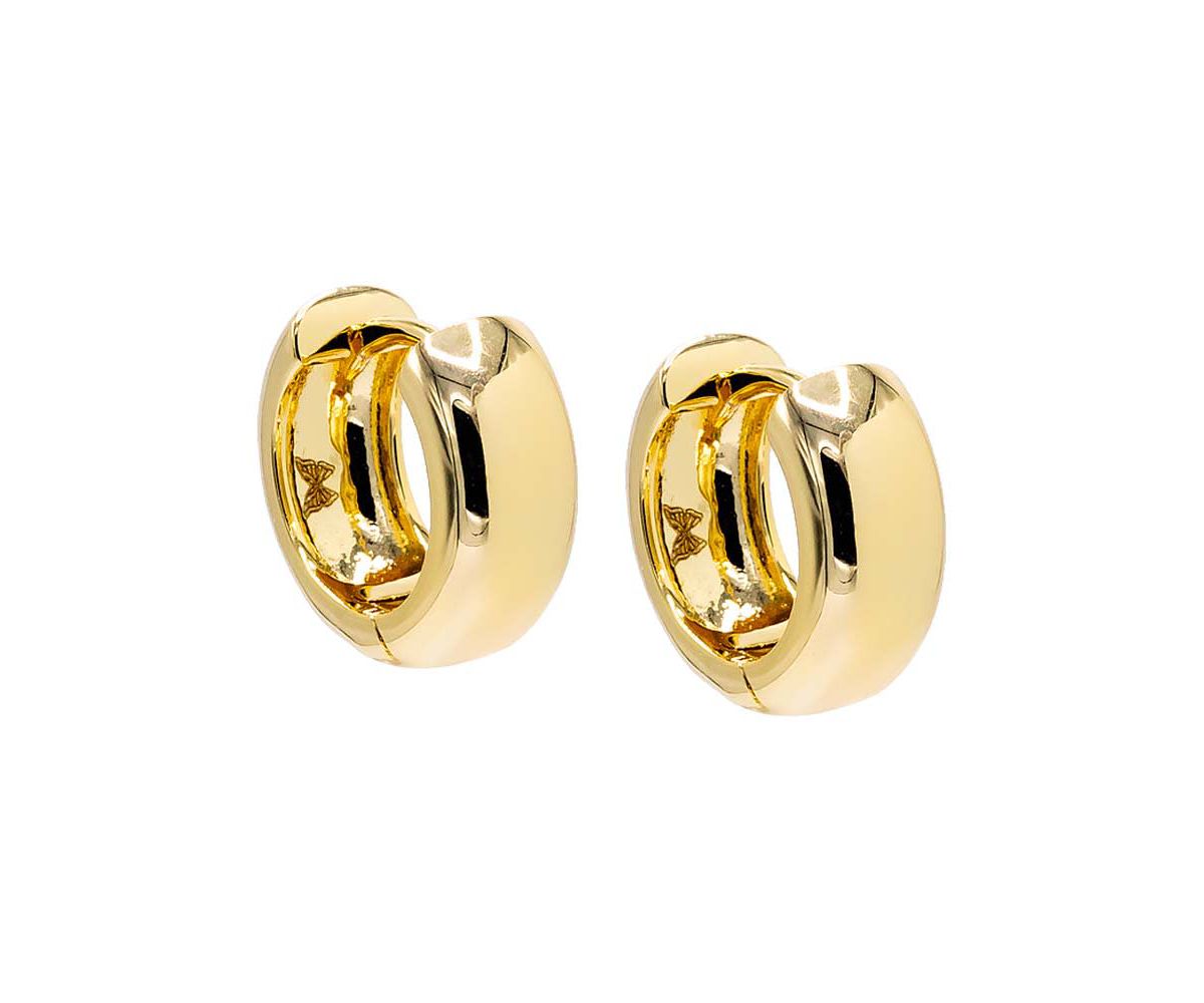 Wide Huggie Earring