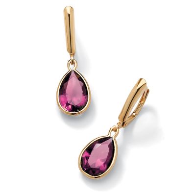 Seta Jewelry Birthstone Earrings 14k Gold-plated Sterling Silver
