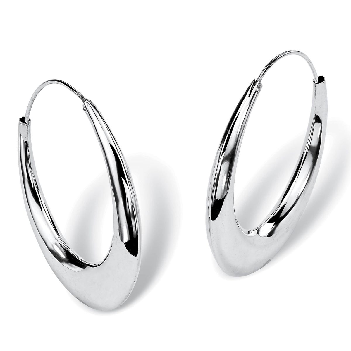 Hoop Earrings in .925 Sterling Silver