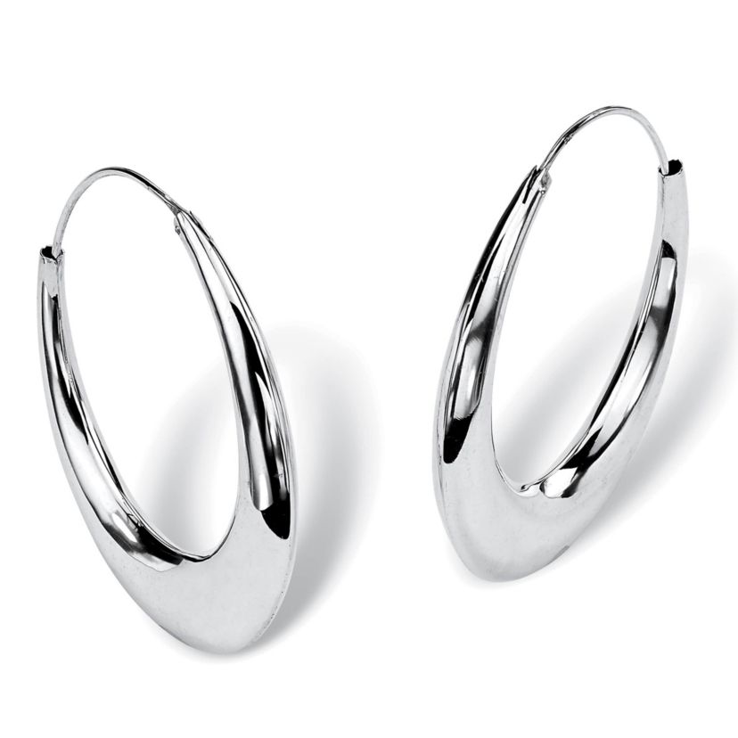 Hoop Earrings in .925 Sterling Silver