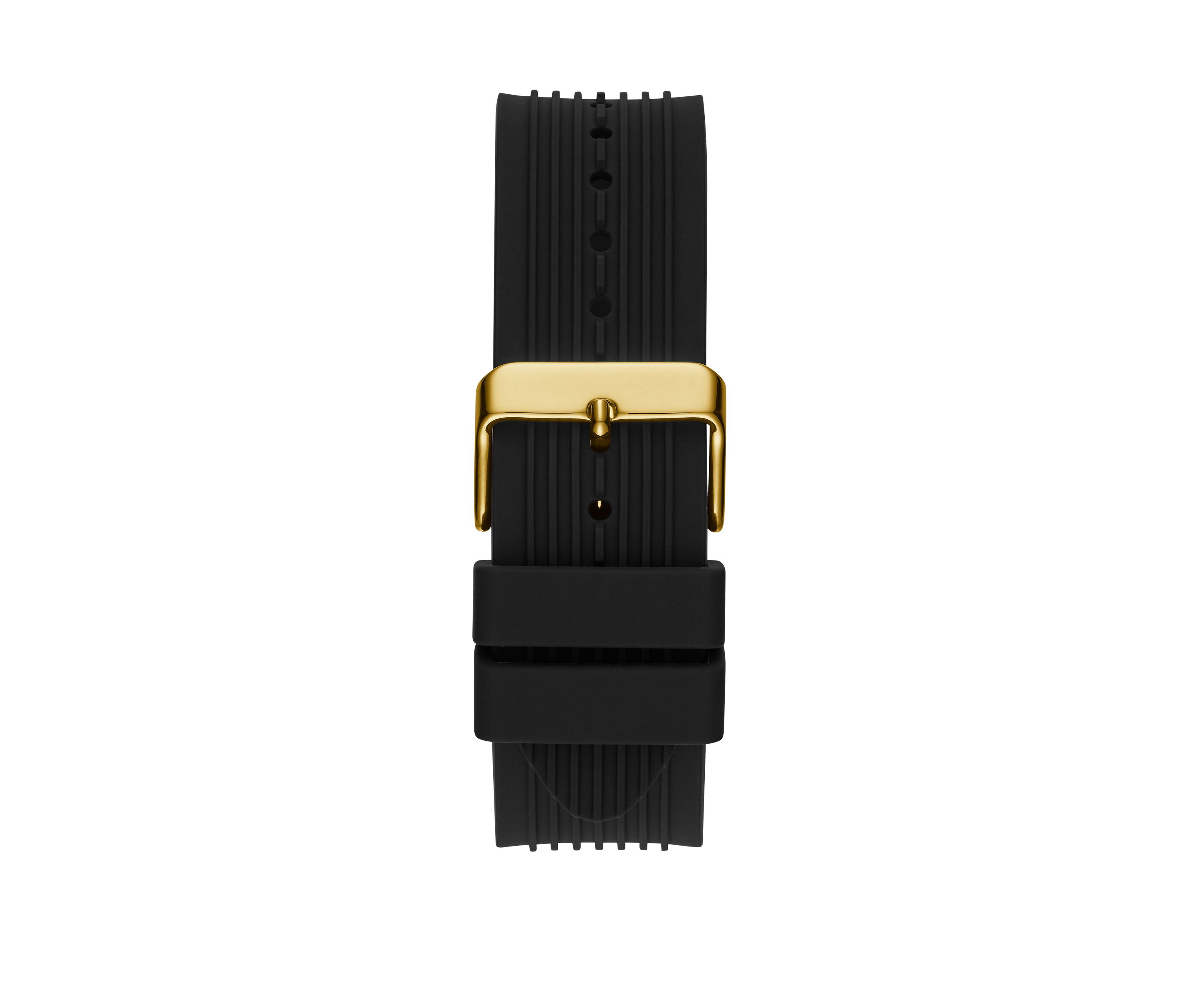 Mens Poseidon Black Gold Tone Watch 
