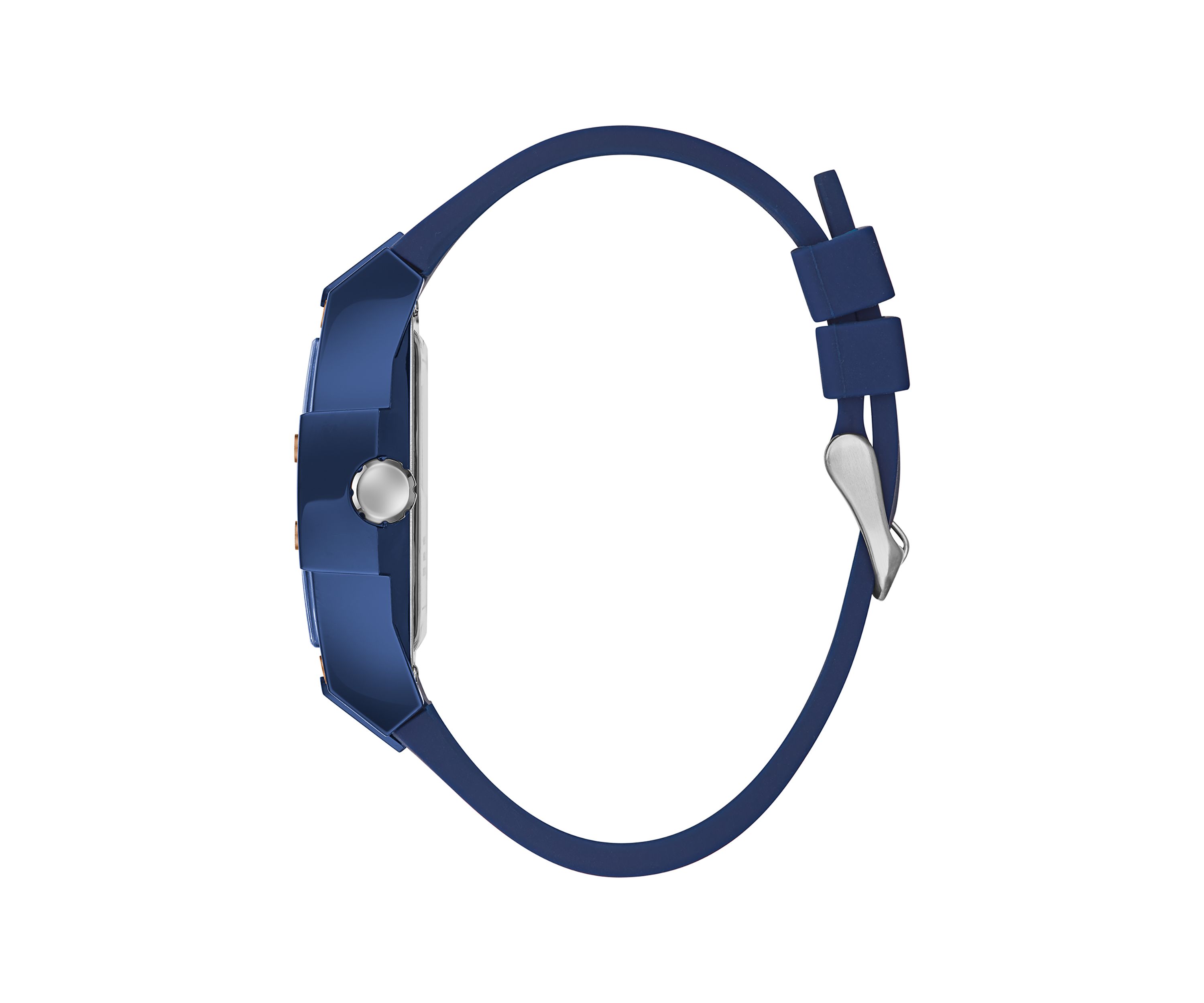Phoenix Blue Silicone Strap Watch 