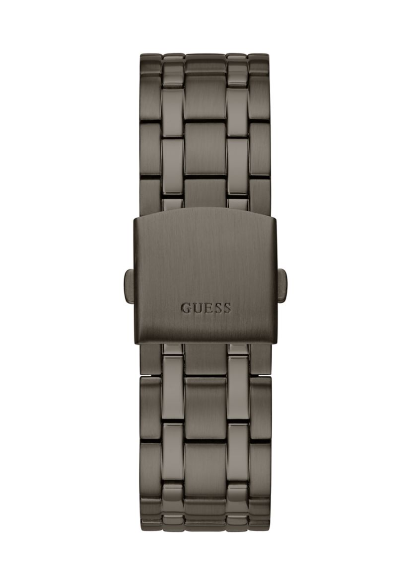 Gunmetal Case Stainless Steel Watch