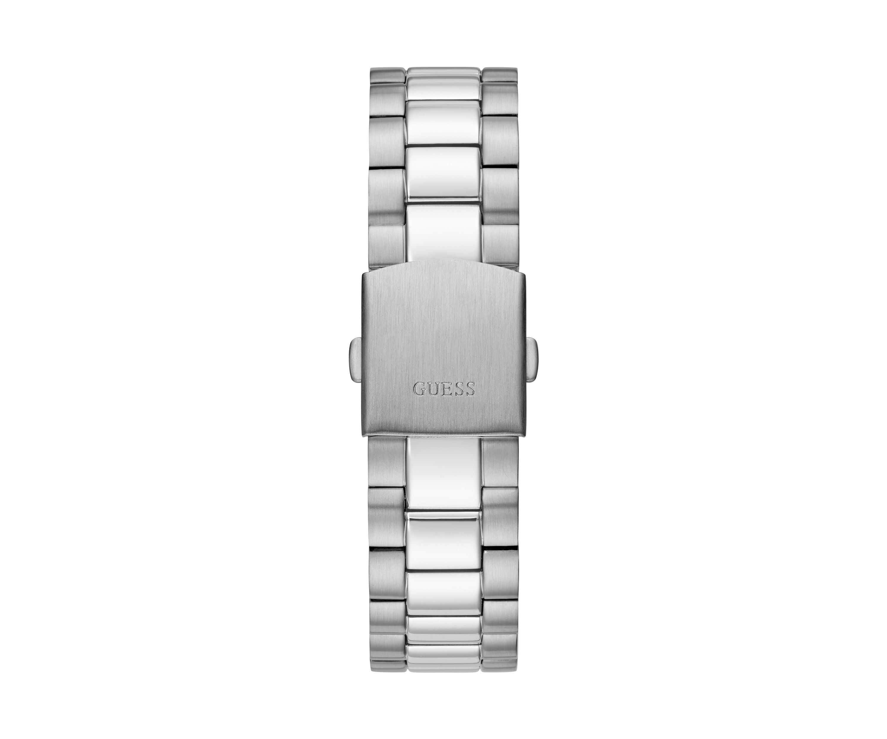 Silver Tone Case Stainless Steel Watch