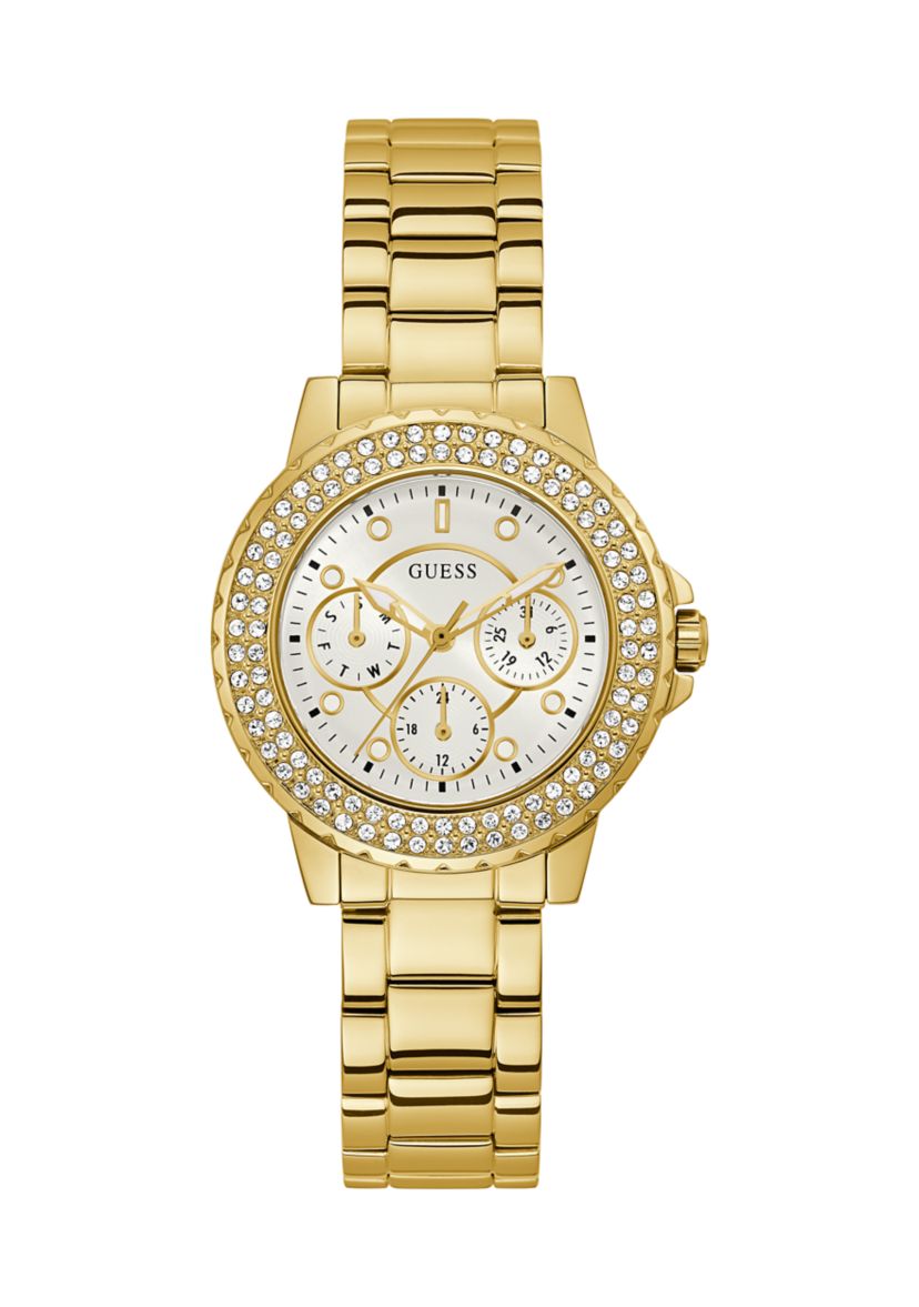 Gold Tone Stainless Steel Watch 