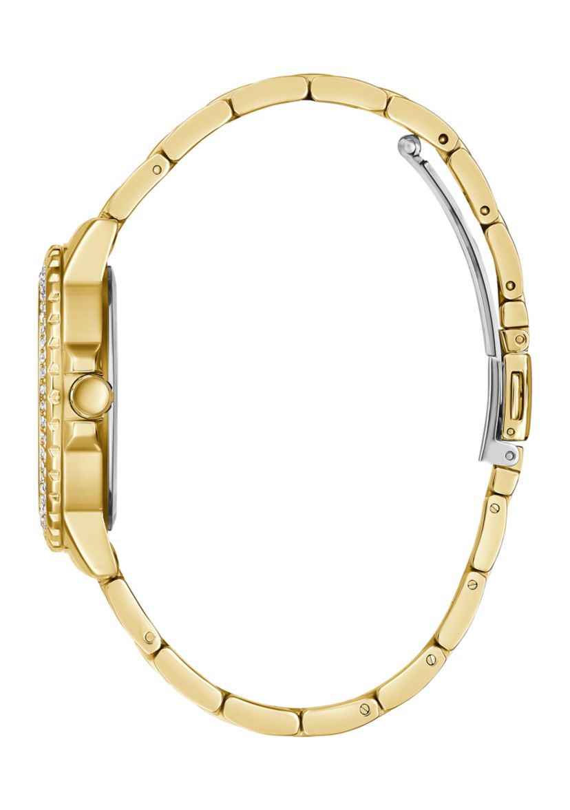 Gold Tone Stainless Steel Watch 