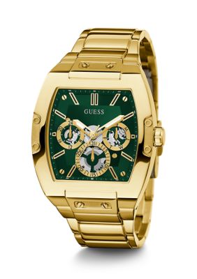 Guess Men's Gold Tone Case Stainless Steel Watch