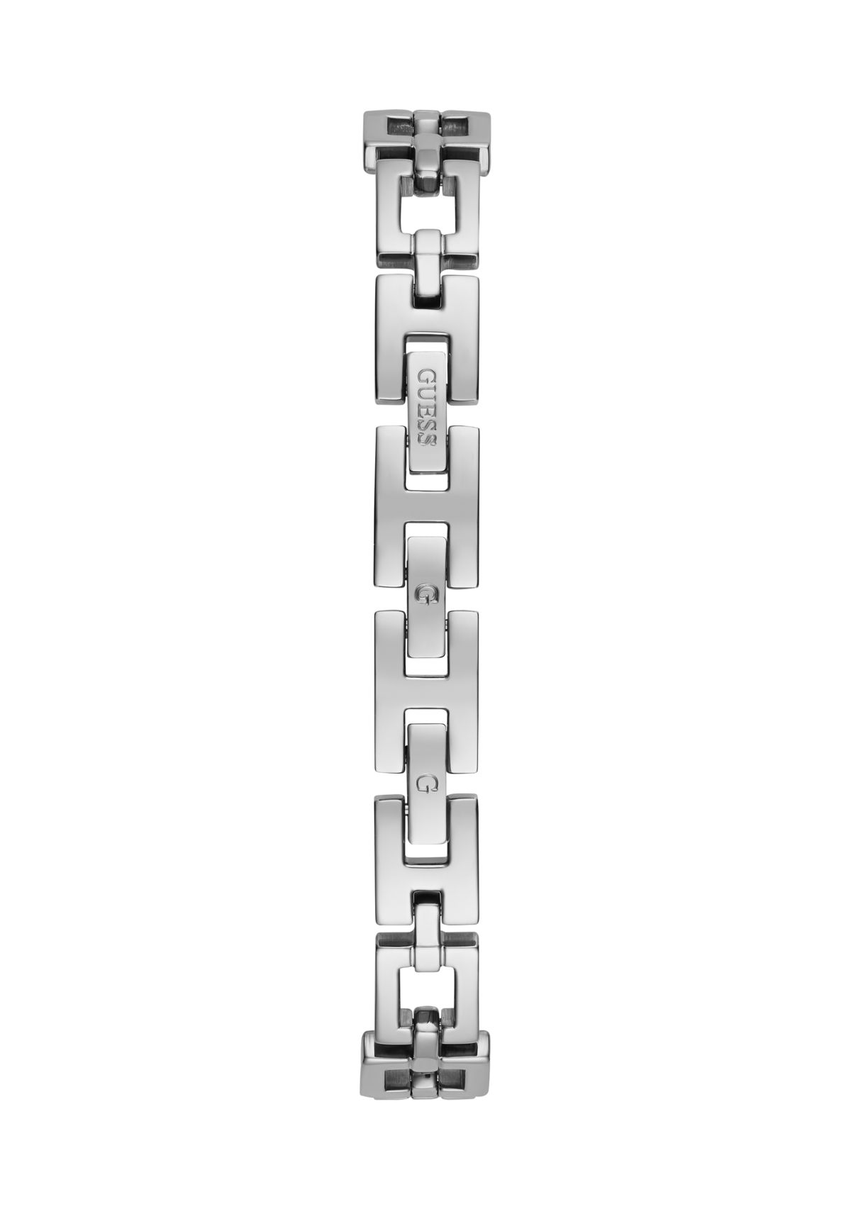 Silver Tone Case Stainless Steel Watch